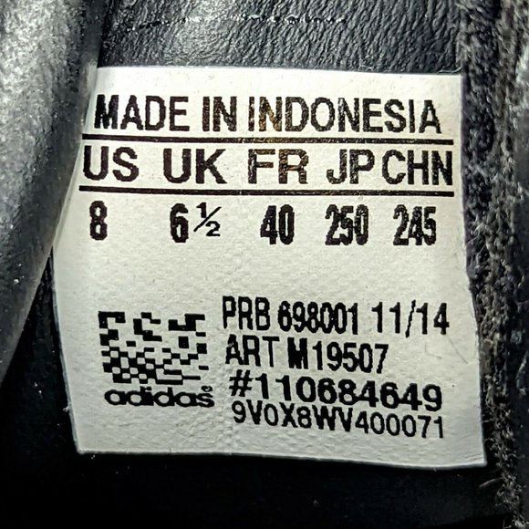 Adidas Superstar UP Wedge Heel Metallic Gold Black Splatter Sneakers Shoes Sz 8 - Picture 9 of 11